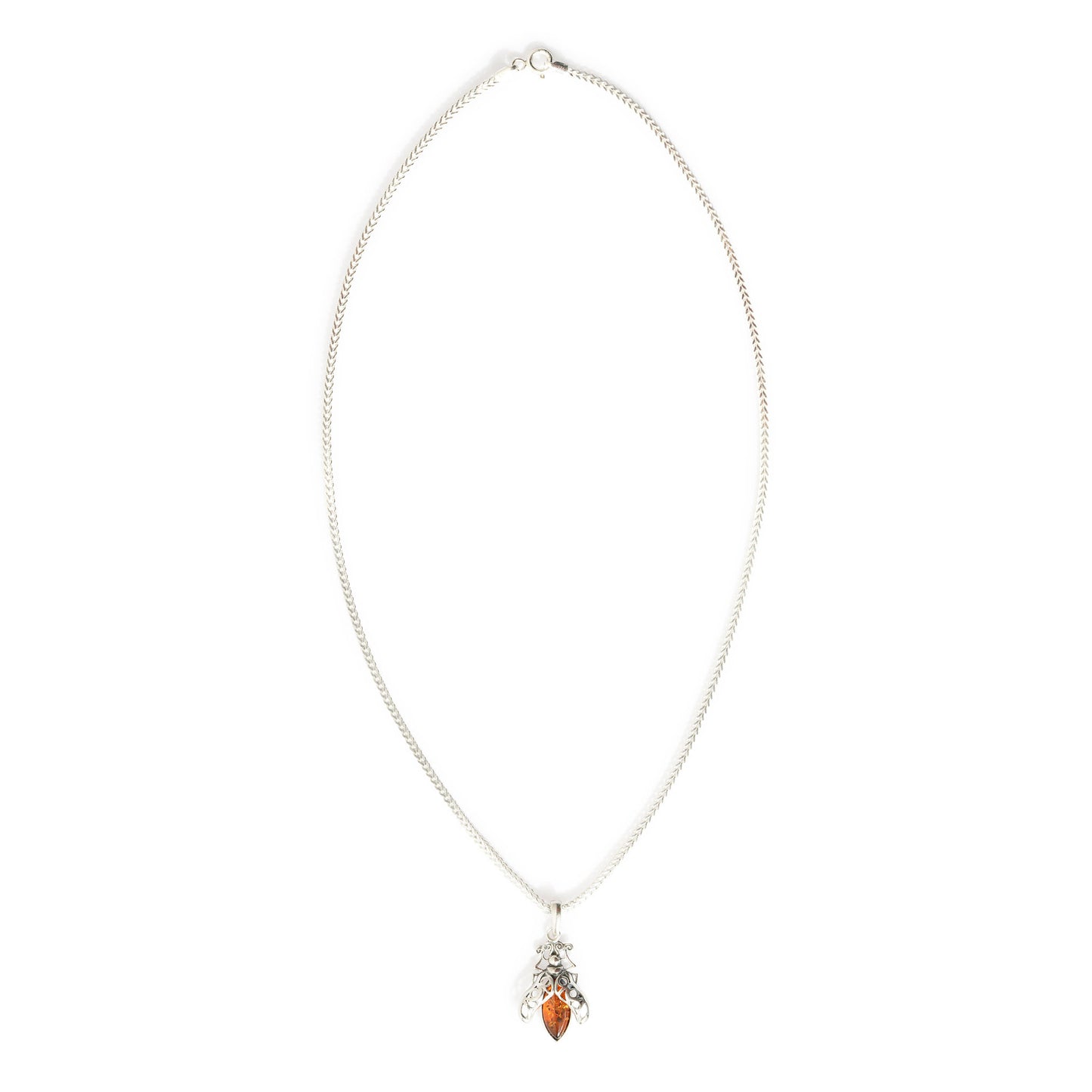 Open Wings Pendant in Sterling Silver