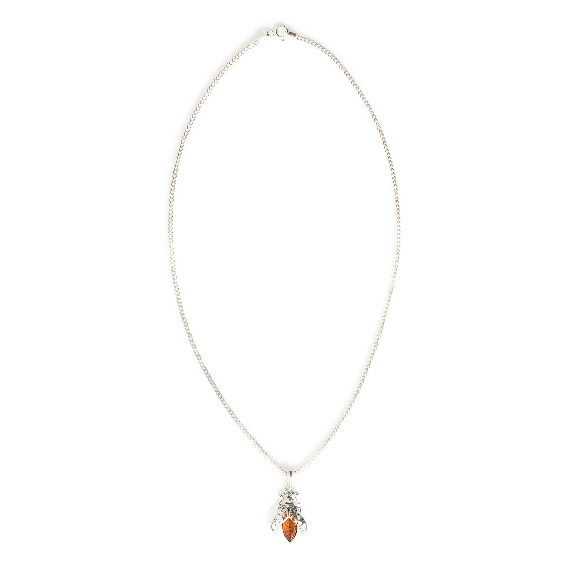 Open Wings Pendant in Sterling Silver