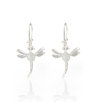 Dragonfly Earrings in Sterling Silver