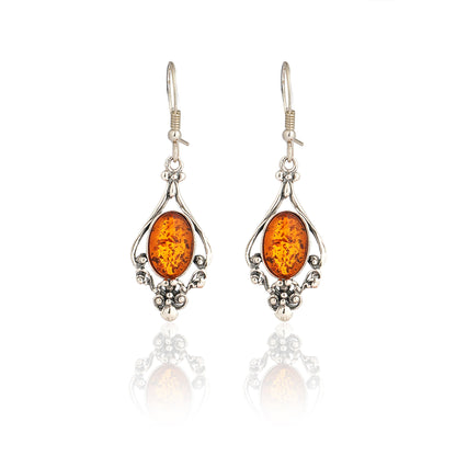  Vintage-Style Ornate Earrings in Sterling Silver