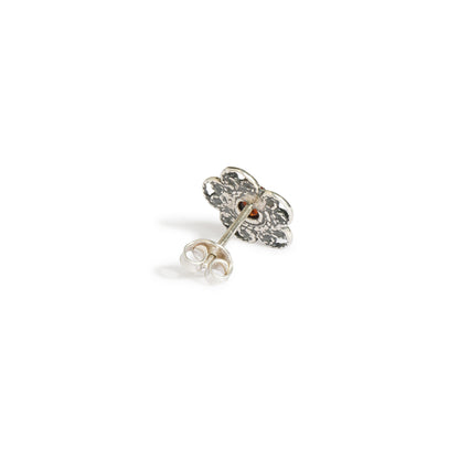 Ornate Studs in Sterling Silver