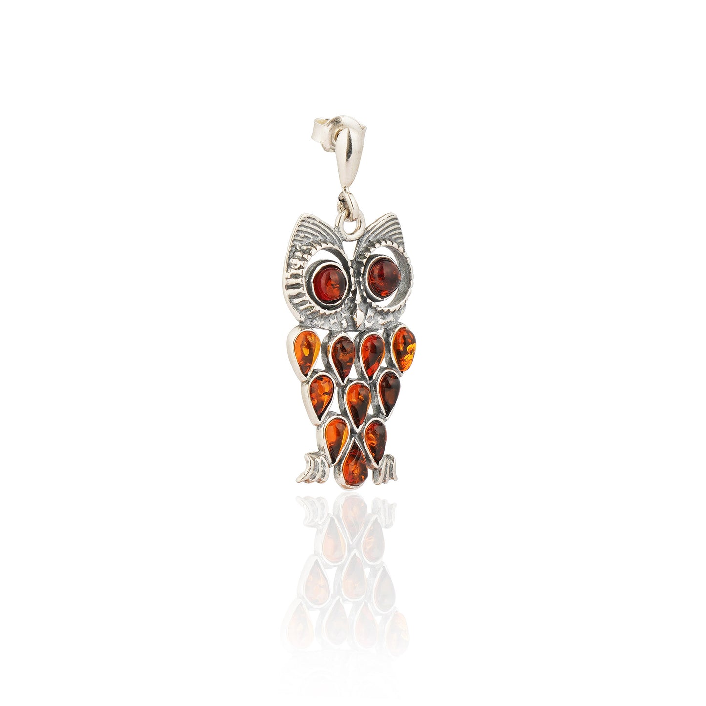 Owl Earrings in Sterling Silver